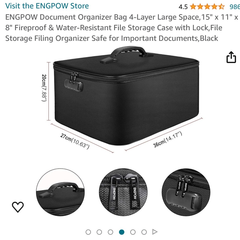 Engpow Document Organizer.